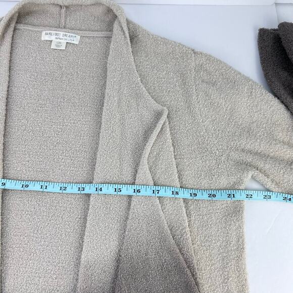 Barefoot Dreams Cozy Chic Calypso Bamboo Chic Lite Wrap Open Front Cardigan L/XL - Picture 9 of 10